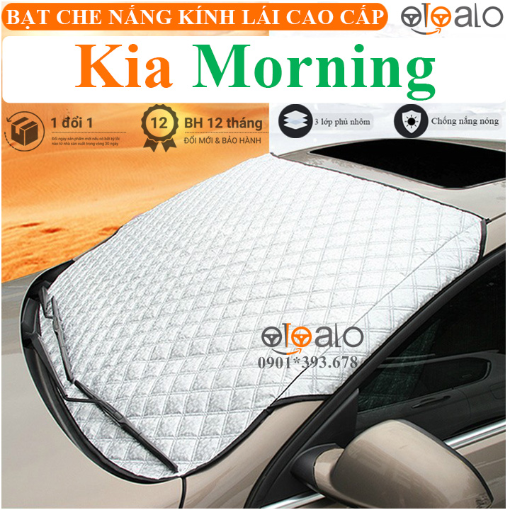 Tấm che nắng xe Kia Morning 3 lớp cao cấp - OTOALO Tấm che nắng xe Kia Morning 3 lớp cao cấp - OTOALO