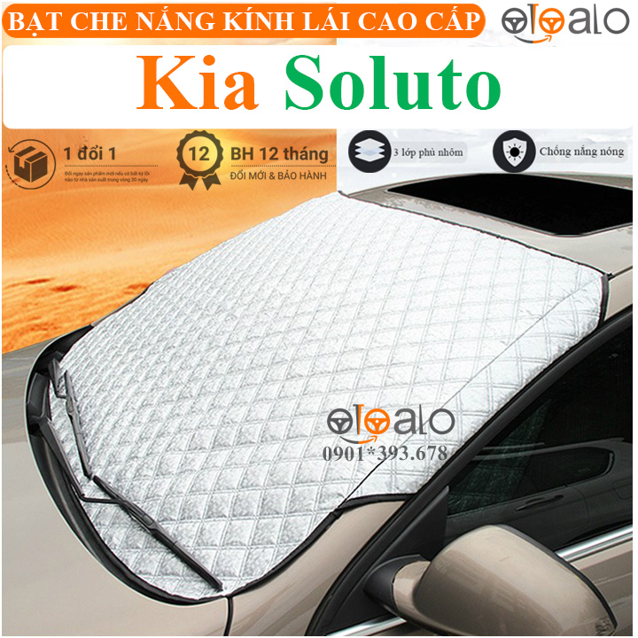 Tấm che nắng xe Kia Soluto 3 lớp cao cấp - OTOALO Tấm che nắng xe Kia Soluto 3 lớp cao cấp - OTOALO