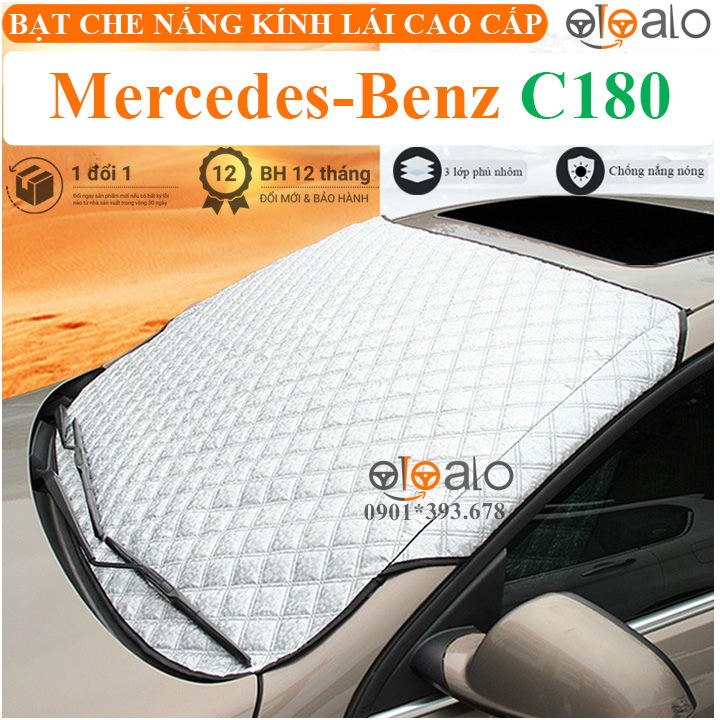 Tấm che nắng xe Mercedes C180 3 lớp cao cấp - OTOALO Tấm che nắng xe Mercedes C180 3 lớp cao cấp - OTOALO