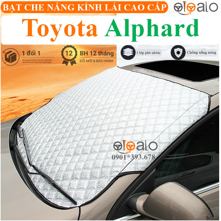Tấm che nắng xe Toyota Alphard 3 lớp cao cấp - OTOALO Tấm che nắng xe Toyota Alphard 3 lớp cao cấp - OTOALO