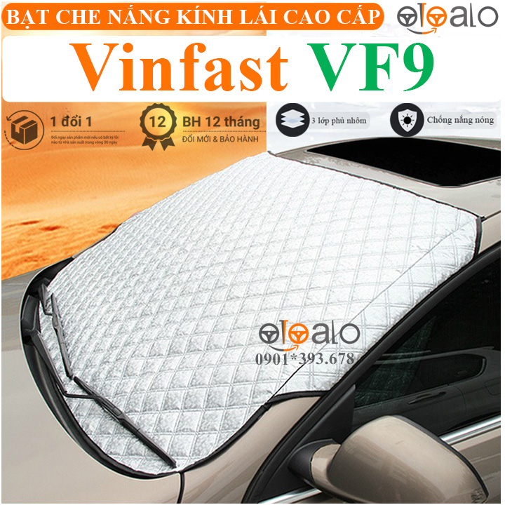 Tấm che nắng xe Vinfast VF9 3 lớp cao cấp - OTOALO Tấm che nắng xe Vinfast VF9 3 lớp cao cấp - OTOALO