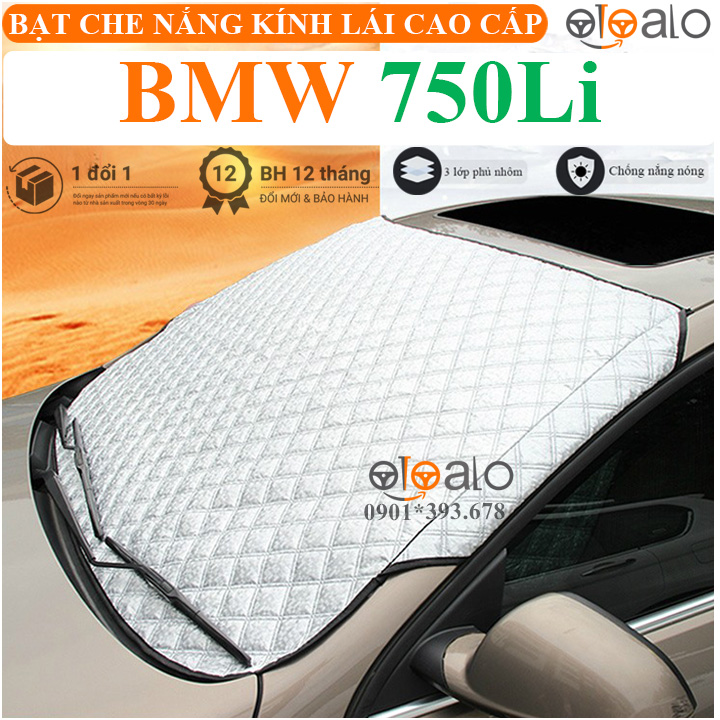 Tấm che nắng xe BMW 750Li 3 lớp cao cấp - OTOALO Tấm che nắng xe BMW 750Li 3 lớp cao cấp - OTOALO
