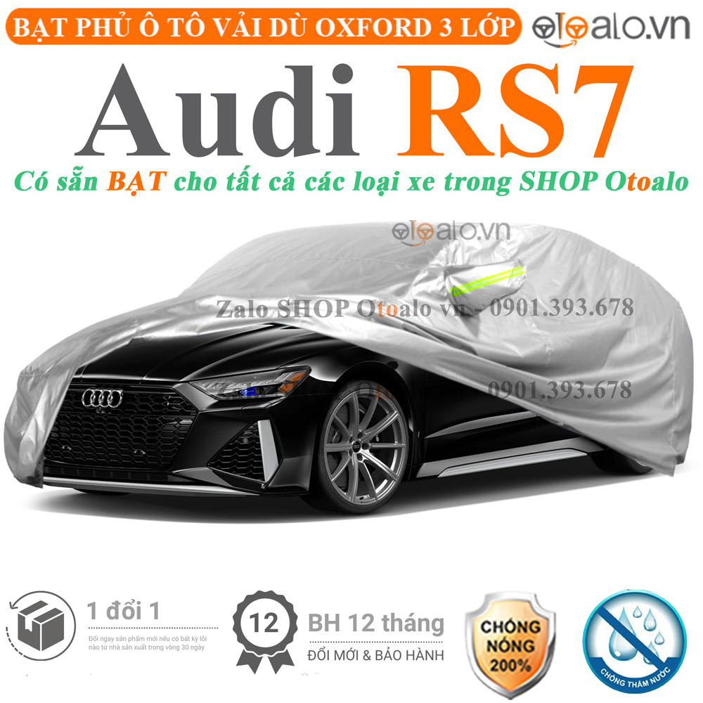 Bạt che phủ xe Audi RS7 3 lớp cao cấp - OTOALO Bạt che phủ xe Audi RS7 3 lớp cao cấp - OTOALO