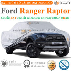 Bạt che phủ xe Ford Ranger Raptor 3 lớp cao cấp - OTOALO