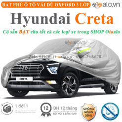 Bạt che phủ xe Hyundai Creta 3 lớp cao cấp - OTOALO