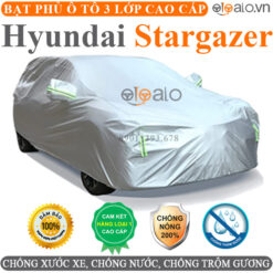 Bạt che phủ xe Hyundai Stargazer 3 lớp cao cấp - OTOALO