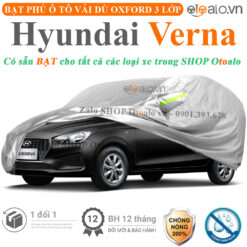 Bạt che phủ xe Hyundai Verna 3 lớp cao cấp - OTOALO