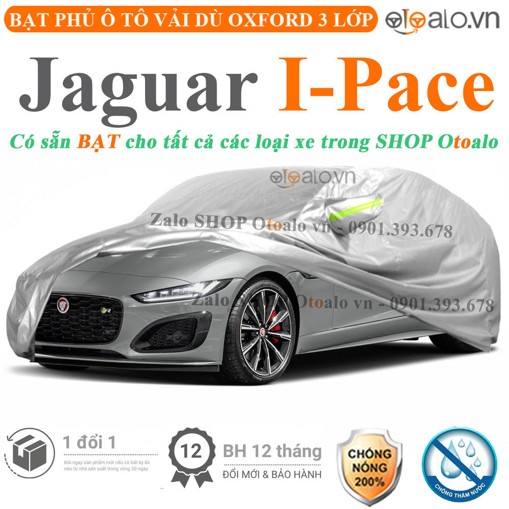Bạt che phủ xe Jaguar I-Pace 3 lớp cao cấp - OTOALO Bạt che phủ xe Jaguar I-Pace 3 lớp cao cấp - OTOALO