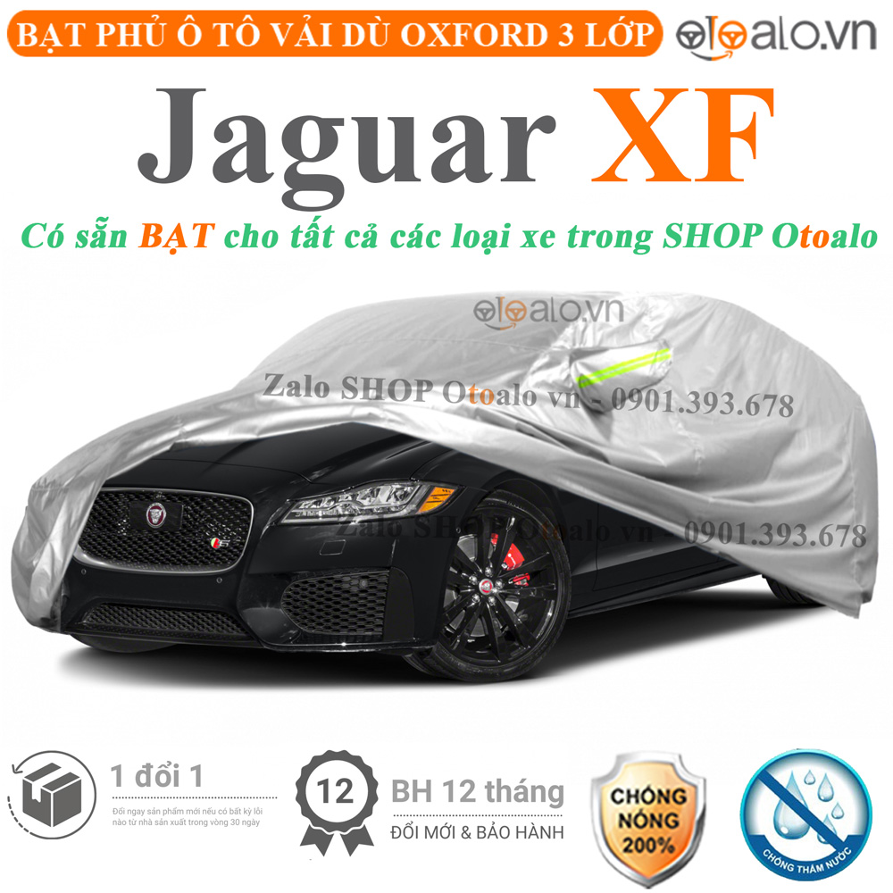 Bạt che phủ xe Jaguar XF 3 lớp cao cấp - OTOALO Bạt che phủ xe Jaguar XF 3 lớp cao cấp - OTOALO