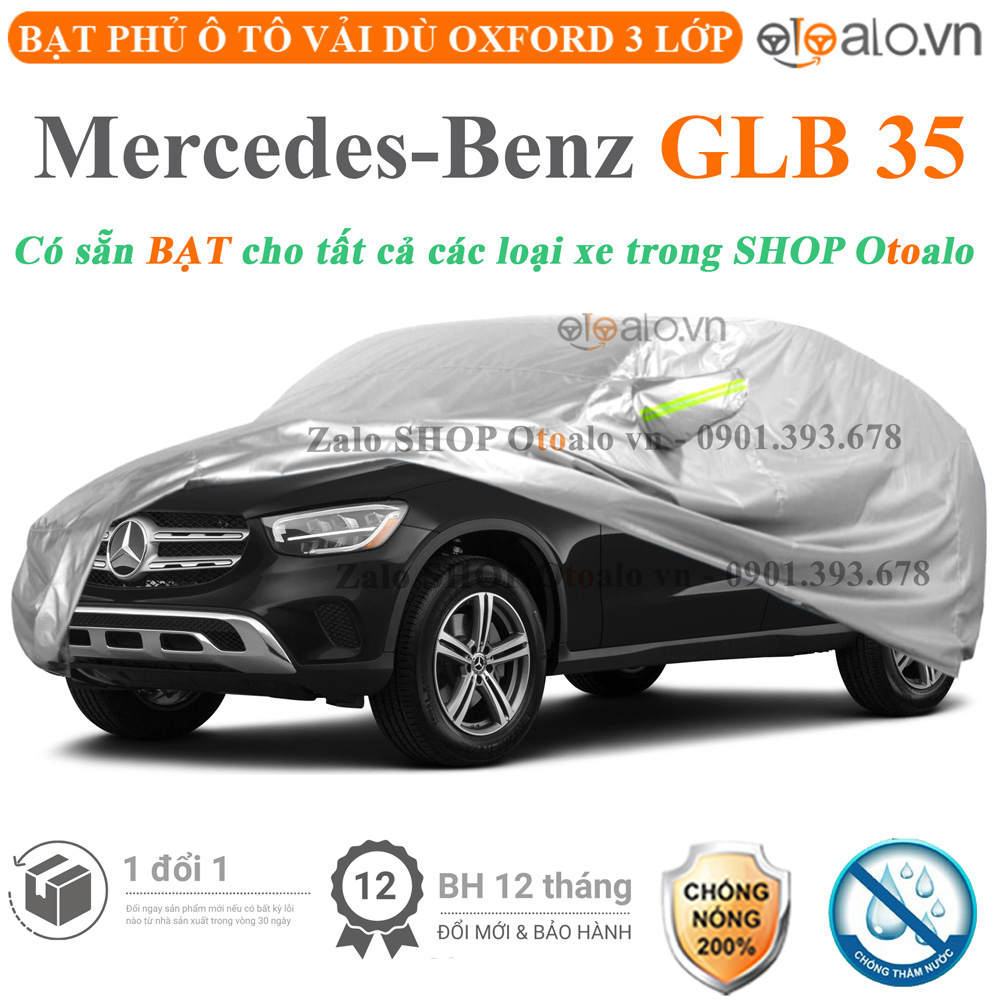 Bạt che phủ xe Mercedes Benz GLB 35 3 lớp cao cấp - OTOALO Bạt che phủ xe Mercedes Benz GLB 35 3 lớp cao cấp - OTOALO