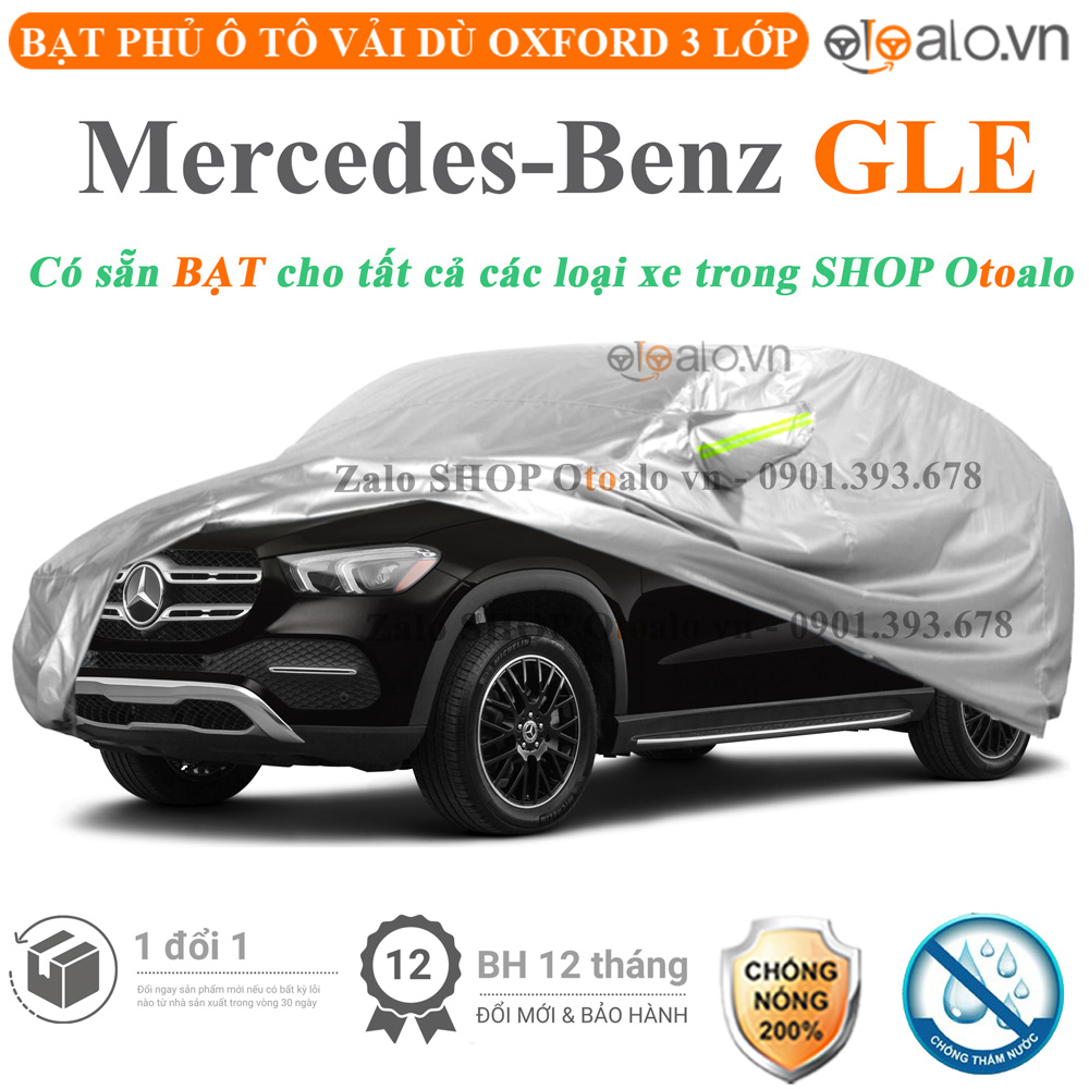 Bạt che phủ xe Mercedes GLE 3 lớp cao cấp - OTOALO Bạt che phủ xe Mercedes GLE 3 lớp cao cấp - OTOALO