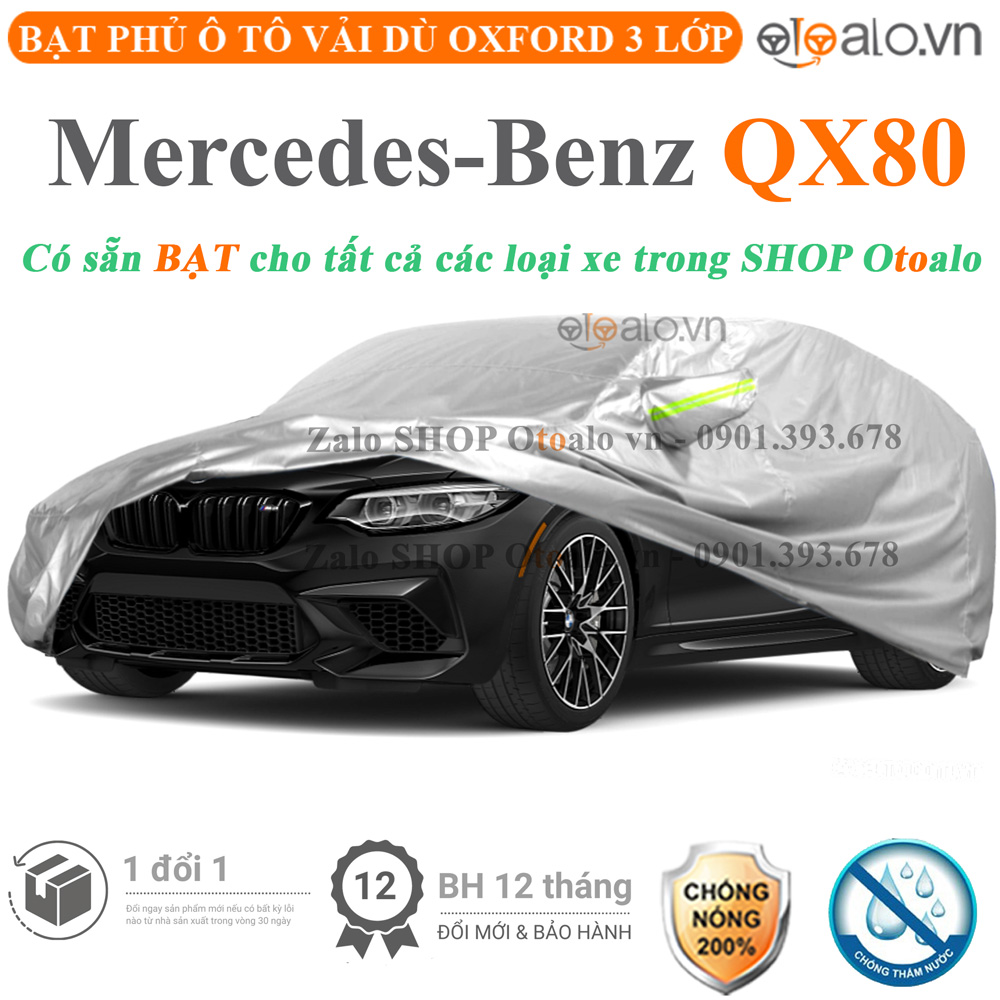 Bạt che phủ xe Mercedes GLC 3 lớp cao cấp - OTOALO Bạt che phủ xe Mercedes GLC 3 lớp cao cấp - OTOALO