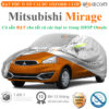 Bạt che phủ xe Mitsubishi Mirage 3 lớp cao cấp - OTOALO