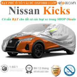 Bạt che phủ xe Nissan Kicks 3 lớp cao cấp - OTOALO