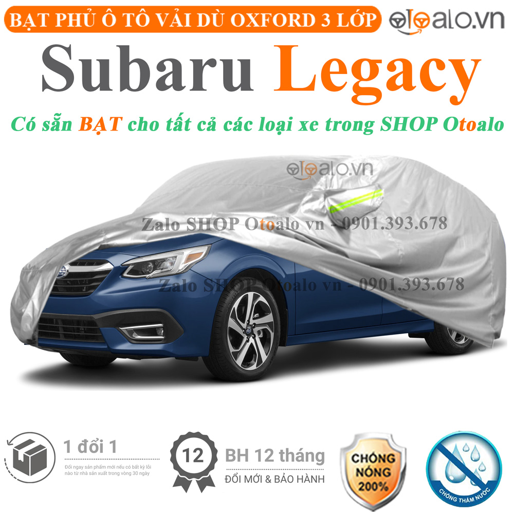 Bạt che phủ xe Subaru Legacy 3 lớp cao cấp - OTOALO Bạt che phủ xe Subaru Legacy 3 lớp cao cấp - OTOALO