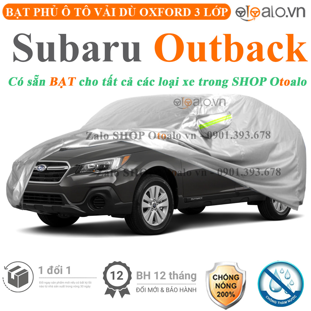 Bạt che phủ xe Subaru Outback 3 lớp cao cấp - OTOALO Bạt che phủ xe Subaru Outback 3 lớp cao cấp - OTOALO