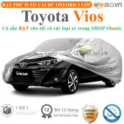 Bạt che phủ xe Toyota Vios 3 lớp cao cấp - OTOALO