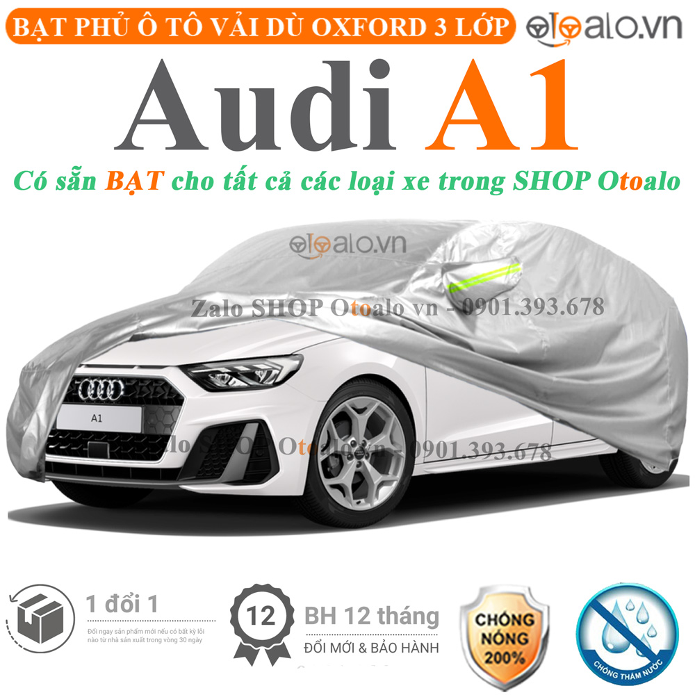 Bạt che phủ xe Audi A1 3 lớp cao cấp - OTOALO Bạt che phủ xe Audi A1 3 lớp cao cấp - OTOALO