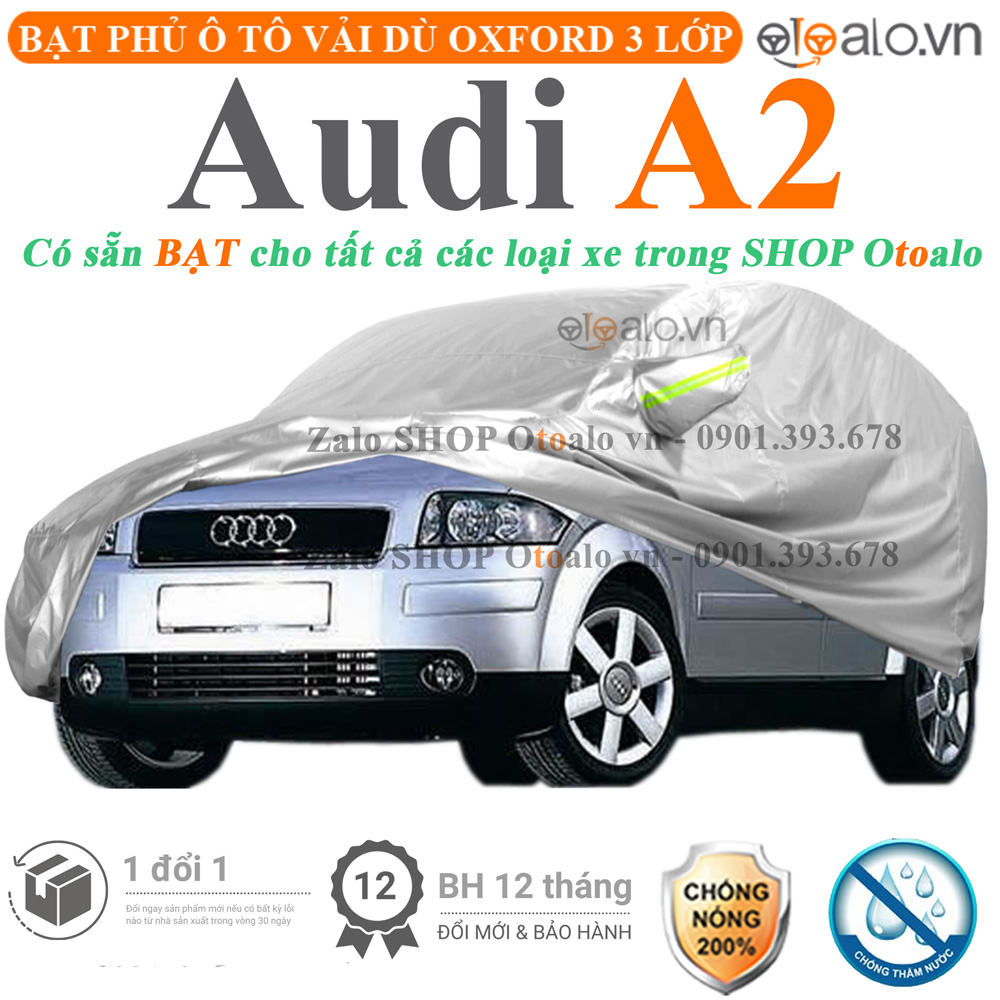 Bạt che phủ xe Audi A2 3 lớp cao cấp - OTOALO Bạt che phủ xe Audi A2 3 lớp cao cấp - OTOALO