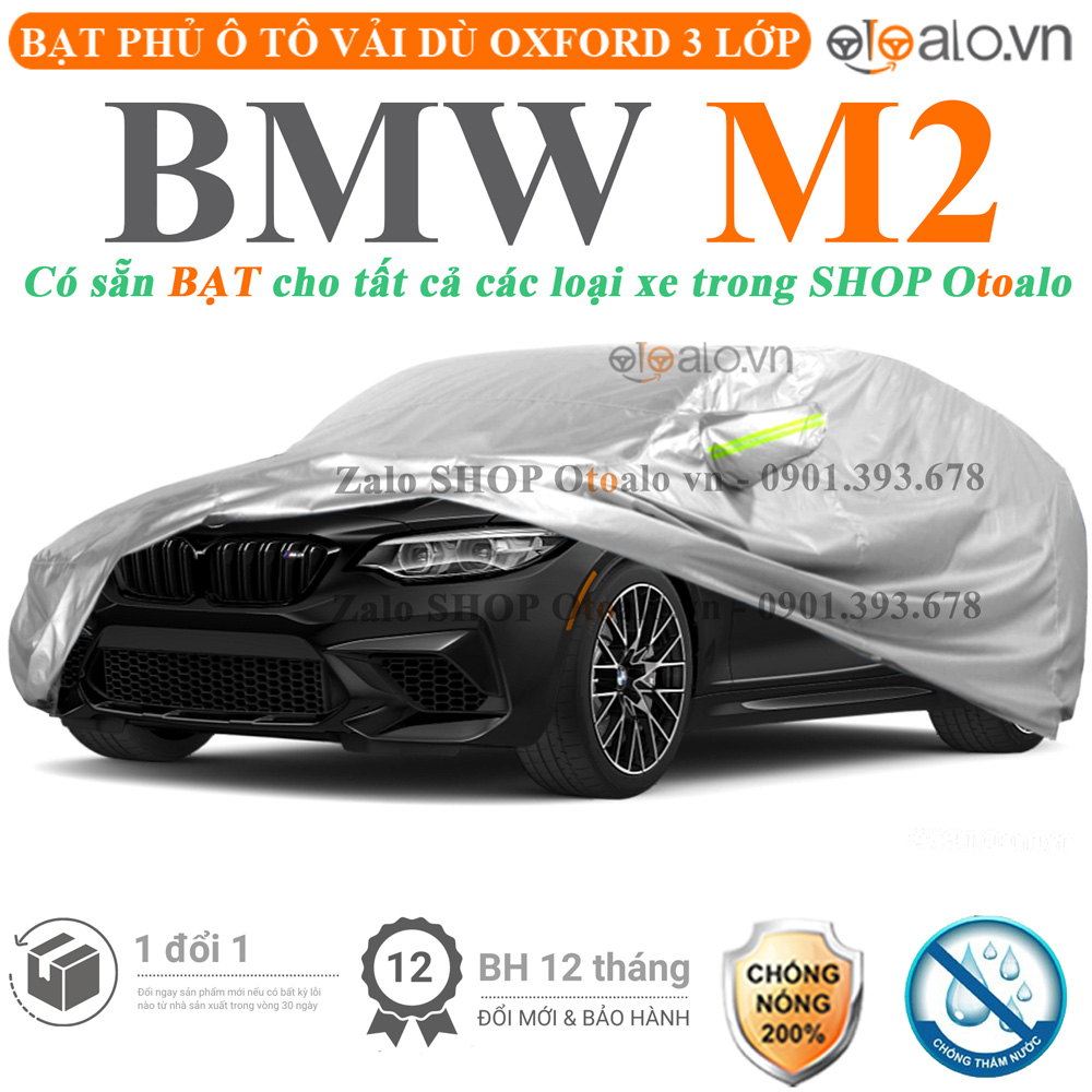 Bạt che phủ xe BMW M2 3 lớp cao cấp - OTOALO Bạt che phủ xe BMW M2 3 lớp cao cấp - OTOALO