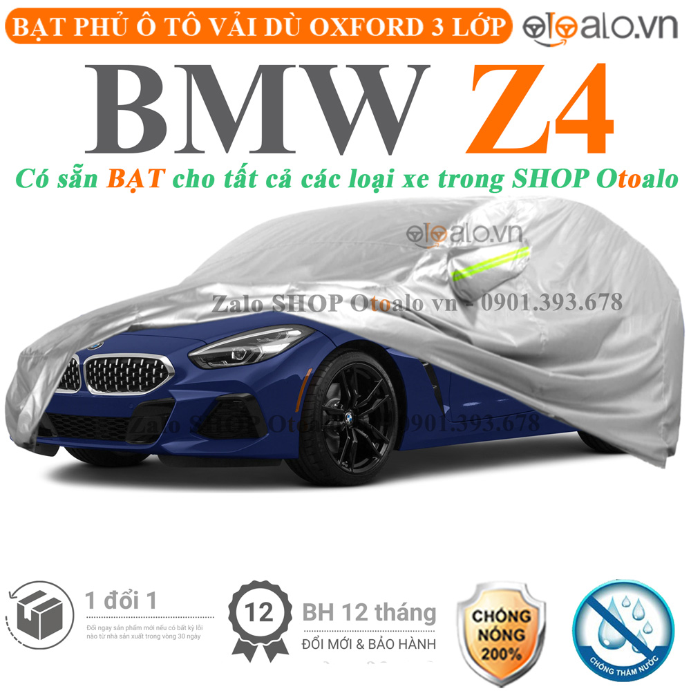 Bạt che phủ xe BMW Z4 3 lớp cao cấp - OTOALO Bạt che phủ xe BMW Z4 3 lớp cao cấp - OTOALO