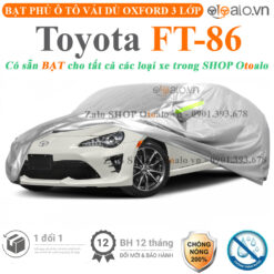 Bạt che phủ xe Toyota FT-86 3 lớp cao cấp - OTOALO