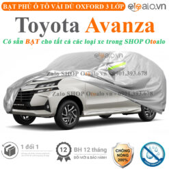 Bạt che phủ xe Toyota Avanza 3 lớp cao cấp - OTOALO