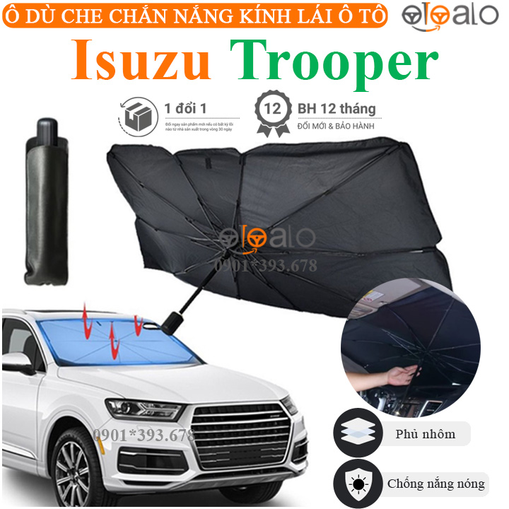 Ô dù che nắng xe Isuzu Trooper cao cấp - OTOALO Ô dù che nắng xe Isuzu Trooper cao cấp - OTOALO