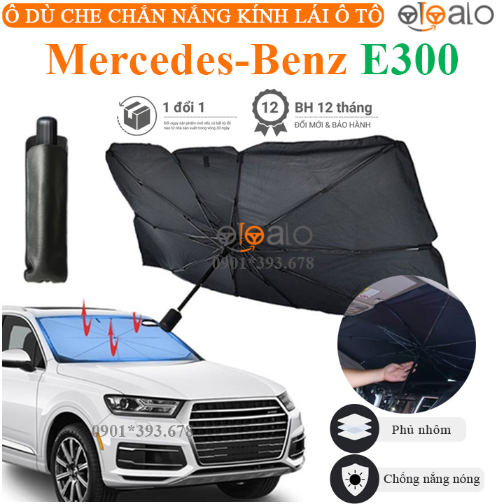 Ô dù che nắng xe Mercedes E300 cao cấp - OTOALO Ô dù che nắng xe Mercedes E300 cao cấp - OTOALO