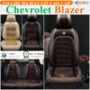 Áo trùm ghế ô tô Chevrolet Blazer da hạt gỗ tự nhiên cao cấp - OTOALO