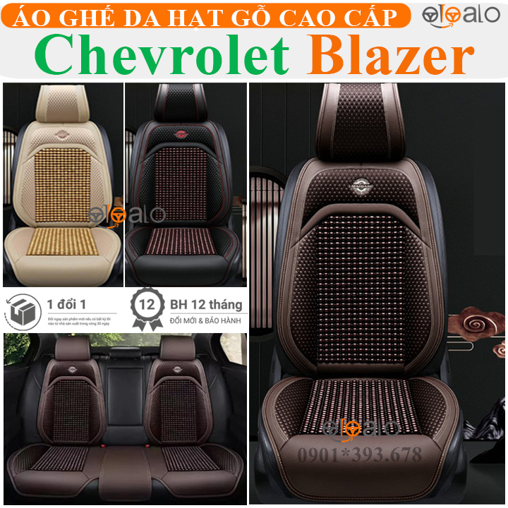 Áo trùm ghế ô tô Chevrolet Blazer da hạt gỗ tự nhiên cao cấp - OTOALO Áo trùm ghế ô tô Chevrolet Blazer da hạt gỗ tự nhiên cao cấp - OTOALO