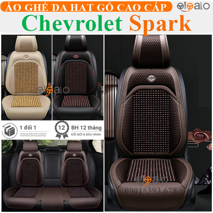 Áo trùm ghế ô tô Chevrolet Spark da hạt gỗ tự nhiên cao cấp - OTOALO Áo trùm ghế ô tô Chevrolet Spark da hạt gỗ tự nhiên cao cấp - OTOALO