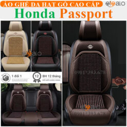 Áo trùm ghế ô tô Honda Passport da hạt gỗ tự nhiên cao cấp - OTOALO