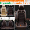 Áo trùm ghế ô tô Hyundai Santa Cruz da hạt gỗ tự nhiên cao cấp - OTOALO