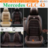 Áo trùm ghế ô tô Mercedes GLC 43 da hạt gỗ tự nhiên cao cấp - OTOALO
