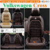 Áo trùm ghế ô tô Volkswagen Cross da hạt gỗ tự nhiên cao cấp - OTOALO