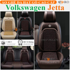 Áo trùm ghế ô tô Volkswagen Jetta da hạt gỗ tự nhiên cao cấp - OTOALO