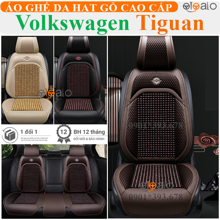 Áo trùm ghế ô tô Volkswagen Tiguan da hạt gỗ tự nhiên cao cấp - OTOALO Áo trùm ghế ô tô Volkswagen Tiguan da hạt gỗ tự nhiên cao cấp - OTOALO