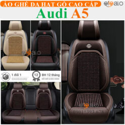 Áo trùm ghế ô tô Audi A5 da hạt gỗ tự nhiên cao cấp - OTOALO