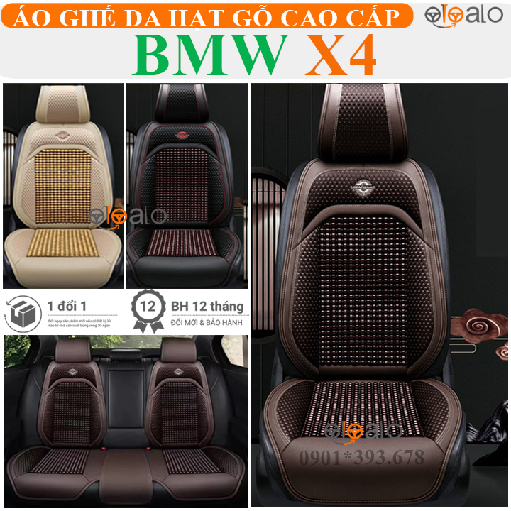 Áo trùm ghế ô tô BMW X4 da hạt gỗ tự nhiên cao cấp - OTOALO Áo trùm ghế ô tô BMW X4 da hạt gỗ tự nhiên cao cấp - OTOALO