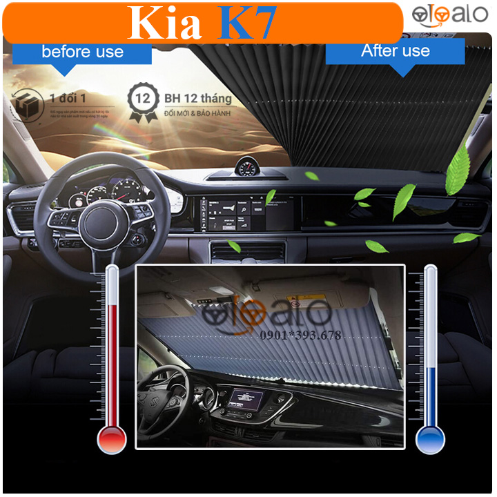 Rèm kính lái xe Kia K7 cao cấp - OTOALO Rèm kính lái xe Kia K7 cao cấp - OTOALO
