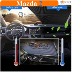 Rèm kính lái xe Mazda 2 cao cấp - OTOALO