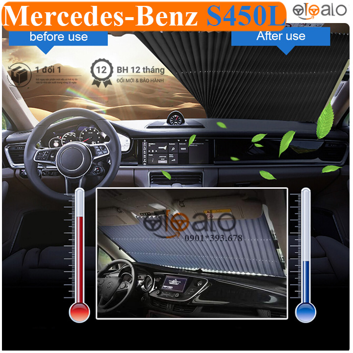Rèm kính lái xe Mercedes Benz S450L cao cấp - OTOALO Rèm kính lái xe Mercedes Benz S450L cao cấp - OTOALO