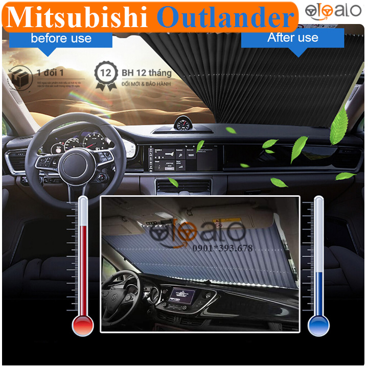 Rèm kính lái xe Mitsubishi Outlander cao cấp - OTOALO Rèm kính lái xe Mitsubishi Outlander cao cấp - OTOALO