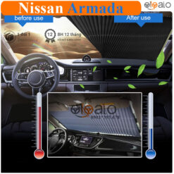 Rèm kính lái xe Nissan Armada PU cao cấp - OTOALO