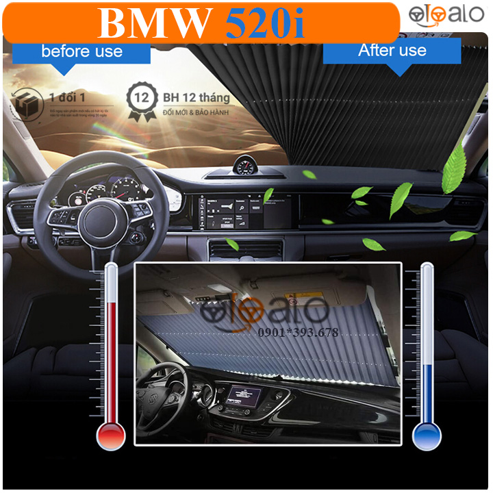 Rèm kính lái xe BMW 520i cao cấp - OTOALO Rèm kính lái xe BMW 520i cao cấp - OTOALO