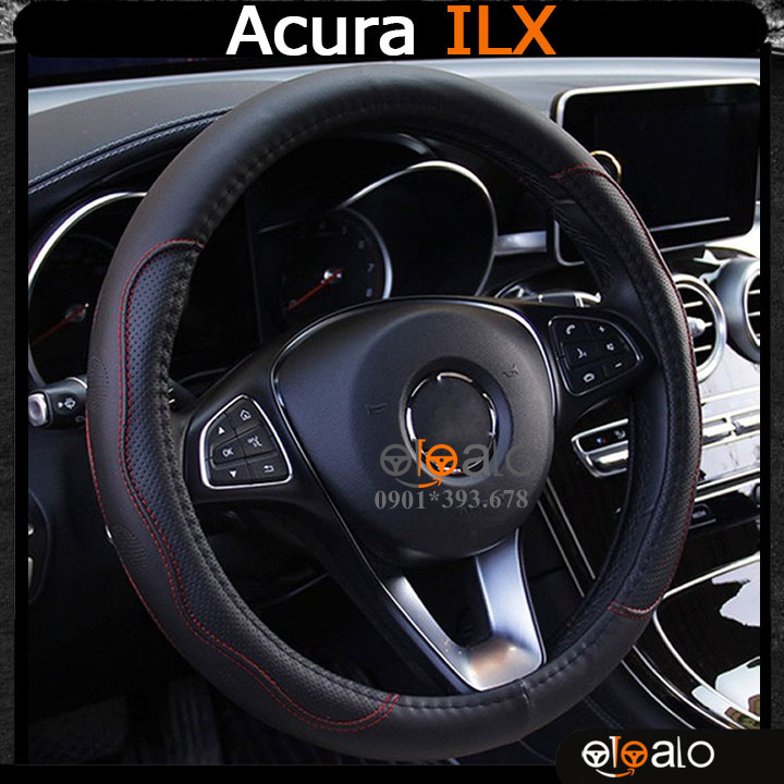 Bọc vô lăng xe Acura ILX da PU cao cấp - OTOALO Bọc vô lăng xe Acura ILX da PU cao cấp - OTOALO