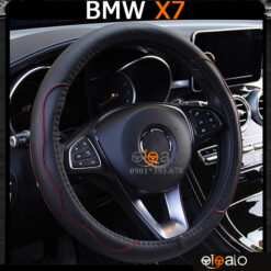 Bọc vô lăng xe BMW X7 da cao cấp lót caosu non - OTOALO
