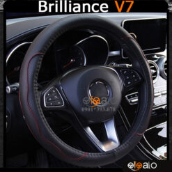 Bọc vô lăng xe Brilliance V7 da PU cao cấp - OTOALO