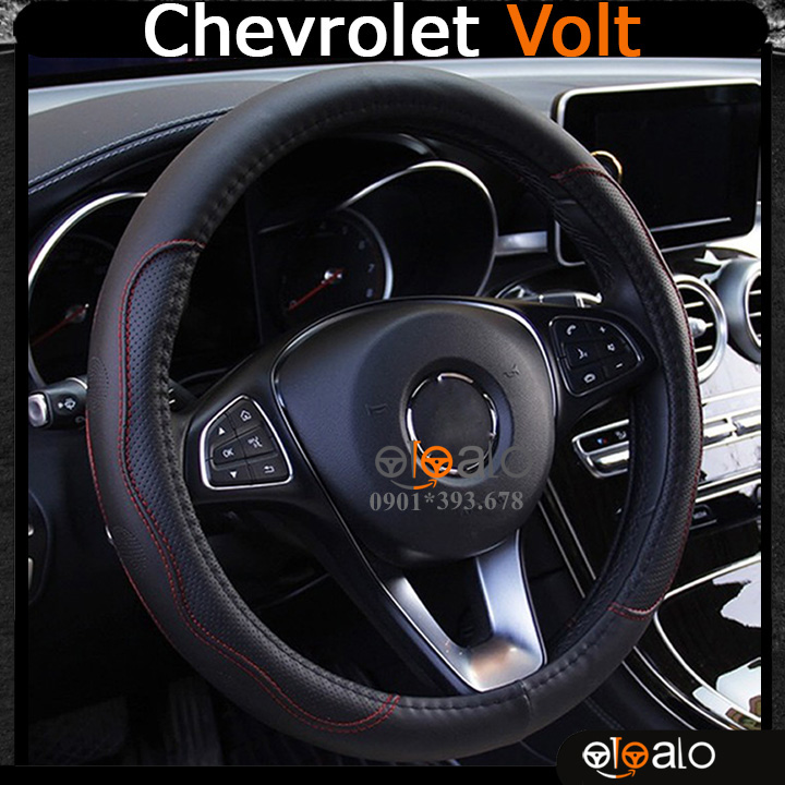 Bọc vô lăng xe Chevrolet Volt da PU cao cấp - OTOALO Bọc vô lăng xe Chevrolet Volt da PU cao cấp - OTOALO